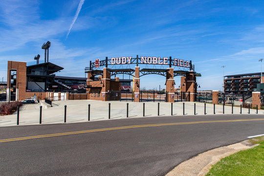 Starkville, MS / USA: Entrance To Dudy Noble Field, Home Of Mississippi State University Baseball