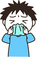 咳エチケット子供３