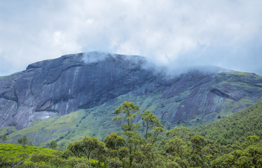 A shot of cloud kissed Nilgiri Mountains