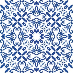 Fototapeta na wymiar Decorative color ceramic azulejo tiles.