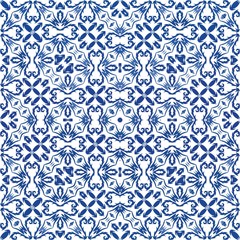 Antique azulejo tiles patchwork.