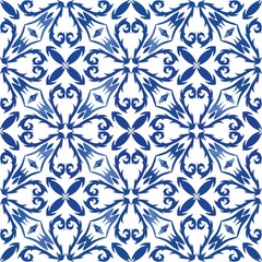 Fototapeta premium Traditional ornate portuguese azulejo.