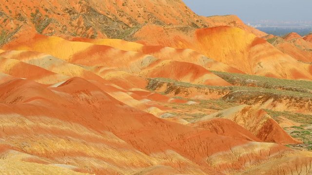 danxia rainbow mountai in China