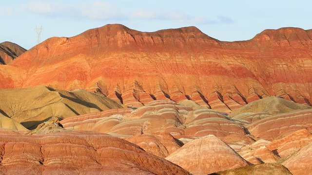 danxia rainbow mountai in China