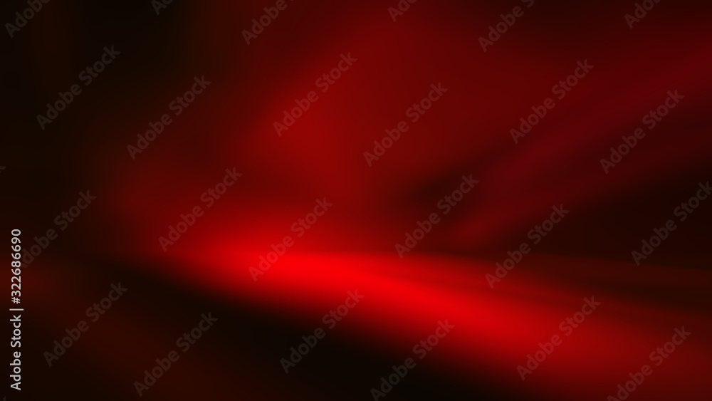 Wall mural perspective floor backdrop red room studio with light red gradient spotlight backdrop background for
