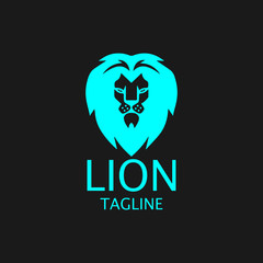 Lion Logo Template vector icon illustration design