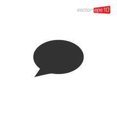 Speech Bubble Talk Icon Design Vector