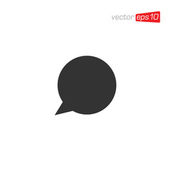 Speech Bubble Talk Icon Design Vector