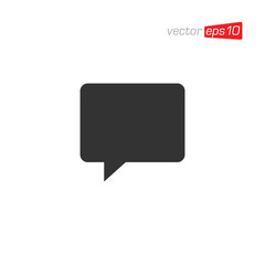 Speech Bubble Talk Icon Design Vector
