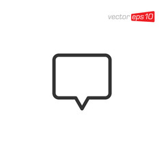 Speech Bubble Talk Icon Design Vector