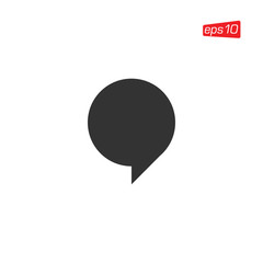 Speech Bubble Talk Icon Design Vector