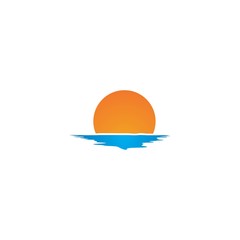 sun illustration  logo vector