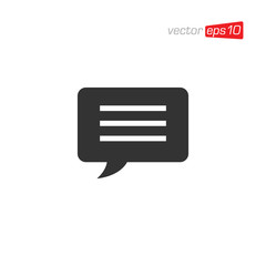 Fototapeta na wymiar Talk and Chat Icon Design Vector