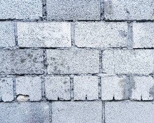 block wall. Old concrete block wall background and texture