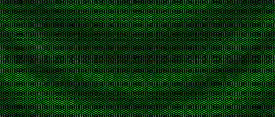 green and black mesh metal background and texture.