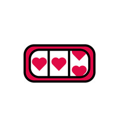 casino slot machine isolated icon