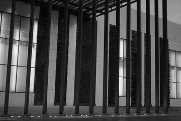 Obraz premium silhouette of the gate