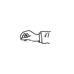 hand line illustration simple  finger gesture