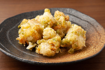 ホタテの磯辺揚げ