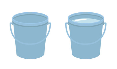 バケツ　輪郭線なし