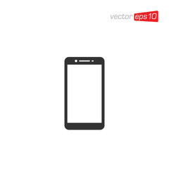 Smart Phone Flat Icon Design Vector