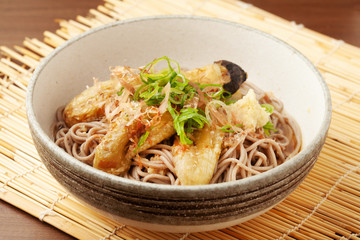 焼きなす蕎麦
