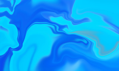 Vibrant blue marble texture liquid fluid abstract	