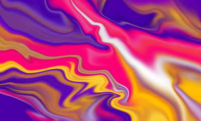 Fototapeta premium Colorful rainbow abstract vibrant liquid background texture 
