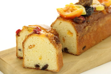 フルーツのパウンドケーキ