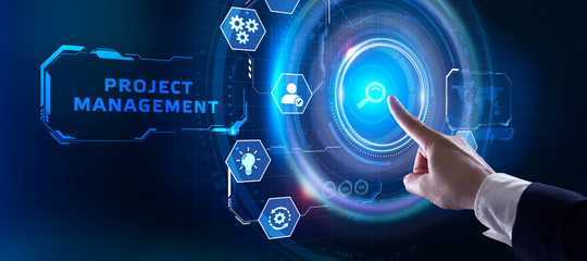 Business, Technology, Internet and network concept. Digital Marketing content planning advertising strategy concept. Project management.