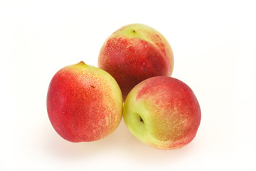 Sweet tasty fresh ripe apricots