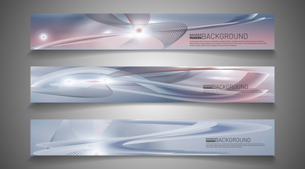 Modern vector design banner background. Abstract creative concept light graphic layout template.