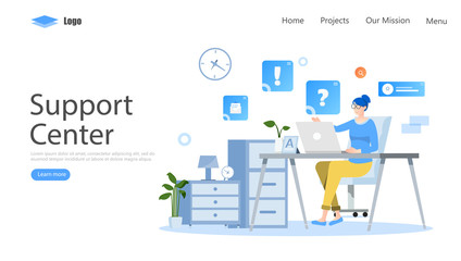 Frequently Asked Questions Vector Illustration Concept , Suitable for web landing page, ui, mobile app, editorial design, flyer, banner, and other related occasion