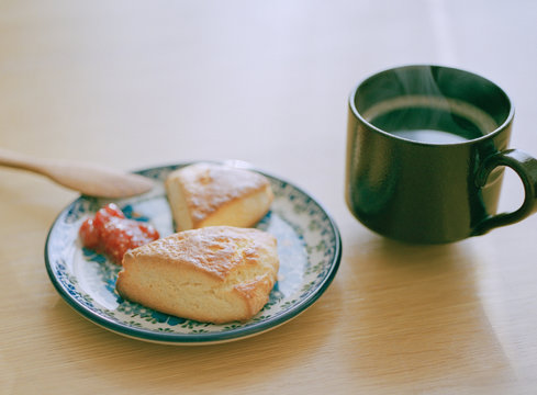 休みの日のお茶の時間