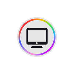 Monitor -  Modern App Button