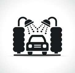 Obraz premium Vector car wash symbol icon