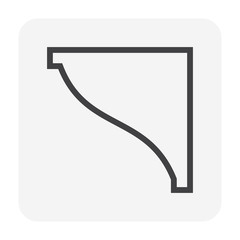 crown cornice icon © DifferR