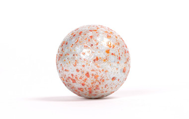 Genuine old glass marble, vintage toy