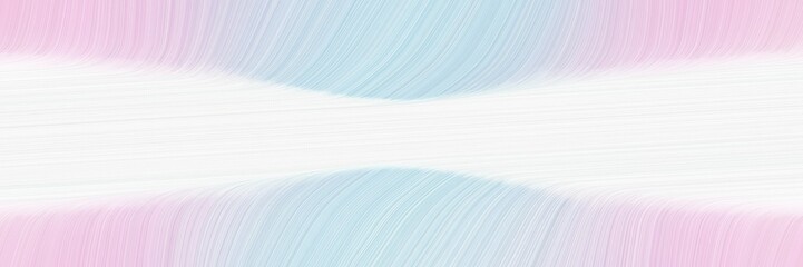 dynamic horizontal banner with white smoke, light gray and light blue colors. fluid curved lines with dynamic flowing waves and curves