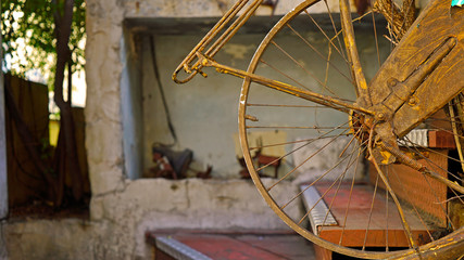 Bicycle wheel without Bicycle frame