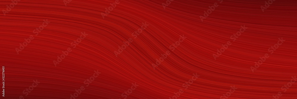 Poster decorative header with maroon, firebrick and dark red colors. fluid curved lines with dynamic flowing waves and curves