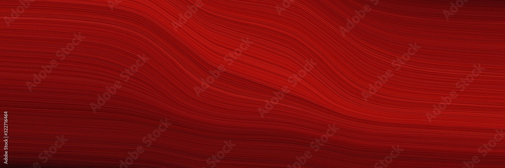 Poster artistic horizontal banner with maroon, strong red and dark red colors. fluid curved flowing waves a