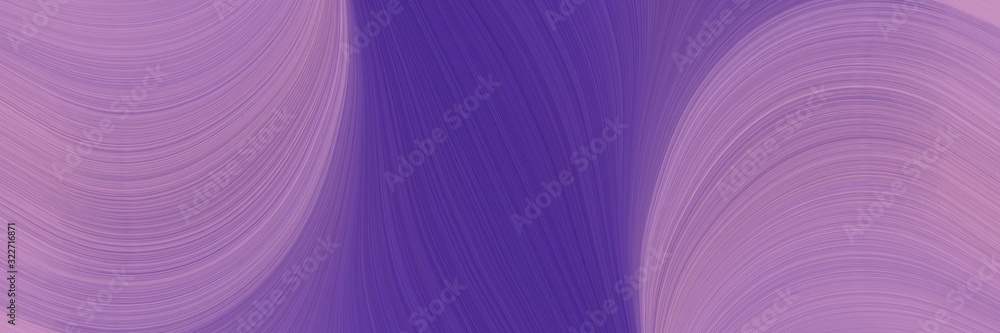 Poster dynamic header with pastel purple, dark slate blue and antique fuchsia colors. fluid curved flowing 