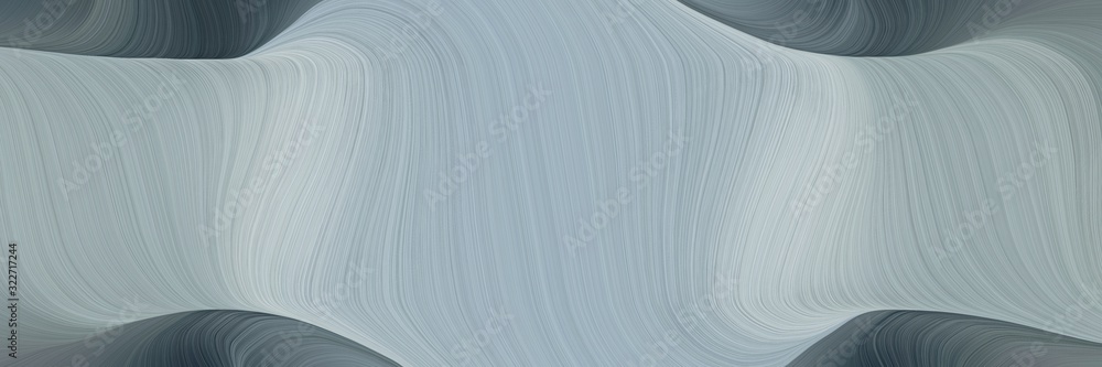 Poster dynamic banner with dark gray, dark slate gray and dim gray colors. fluid curved lines with dynamic flowing waves and curves