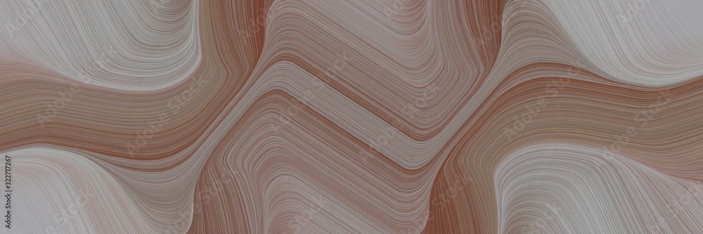 Poster flowing banner with gray gray, dark gray and old mauve colors. fluid curved lines with dynamic flowing waves and curves