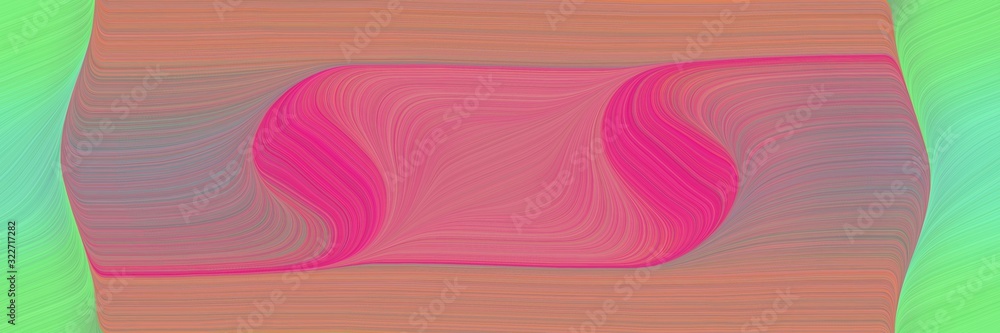 Poster artistic header with rosy brown, pale violet red and light green colors. fluid curved lines with dyn