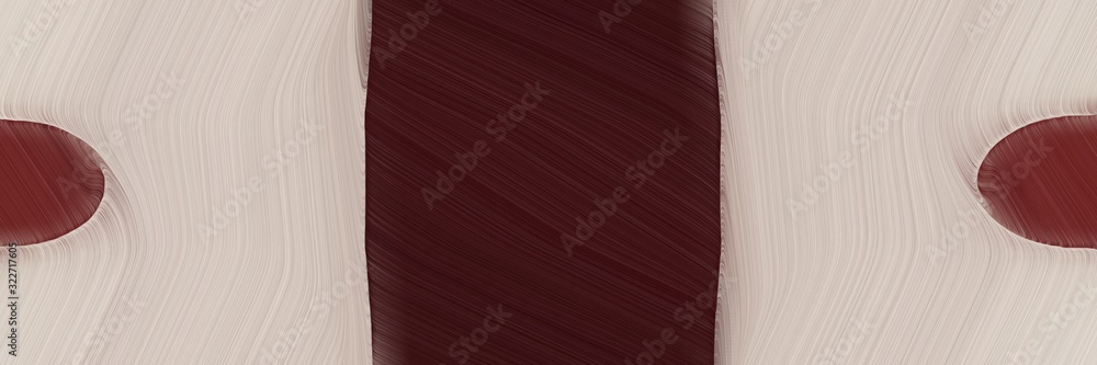 Poster flowing header design with very dark pink, pastel gray and gray gray colors. fluid curved lines with dynamic flowing waves and curves