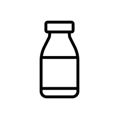 Lime juice icon vector. Thin line sign. Isolated contour symbol illustration