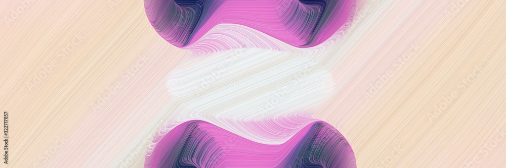 Poster artistic header design with antique white, dark slate blue and antique fuchsia colors. fluid curved lines with dynamic flowing waves and curves