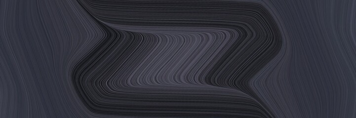 modern designed horizontal header with dark slate gray, dim gray and black colors. fluid curved lines with dynamic flowing waves and curves